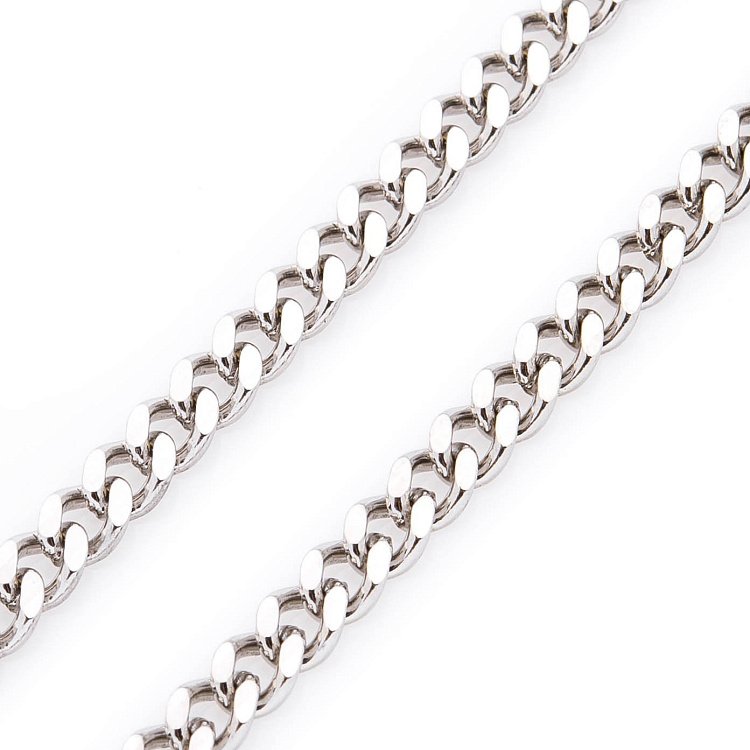 Срібний ланцюжок, Панцирне плетіння 10113 від ювелірного магазину Онікс - 1