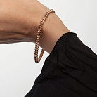 Браслет "Кульки" у червоному золоті б05785 от ювелирного магазина Оникс - 5