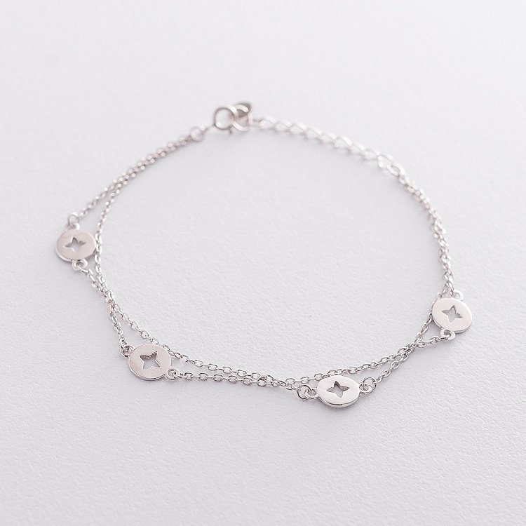 Срібний браслет 141387 від ювелірного магазину Онікс