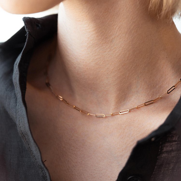 Кольє "Ванесса" у червоному золоті кол02205 від ювелірного магазину Онікс - 5