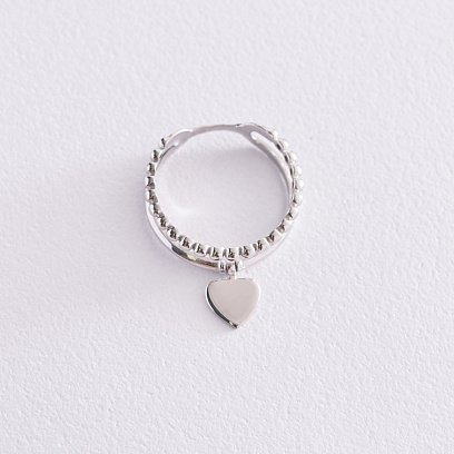 Золотое кольцо "Сердце" к05548 №6