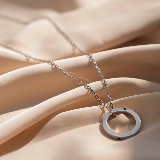 Серебряное кольцо с надписью 112125yourloveisall №5
