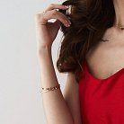 Жорсткий браслет з червоного золота б03736 от ювелирного магазина Оникс - 7