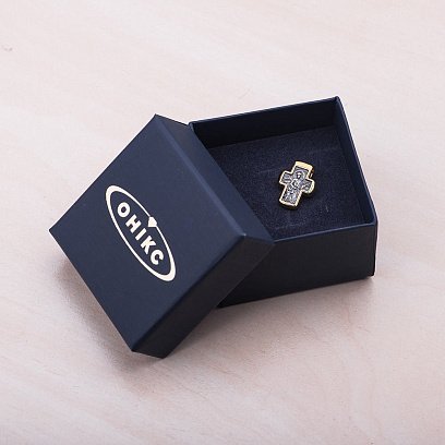 Серебряный крест "Ангел Господень. Иоанн Предтеча" (позолота) 132464 №5