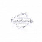 Срібний перстень (фіаніти) 111426 от ювелирного магазина Оникс - 2