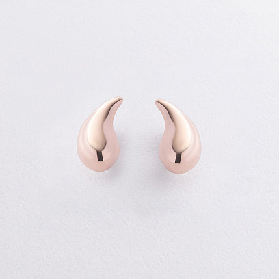 Золоті сережки - пусети "Melanie" с09448