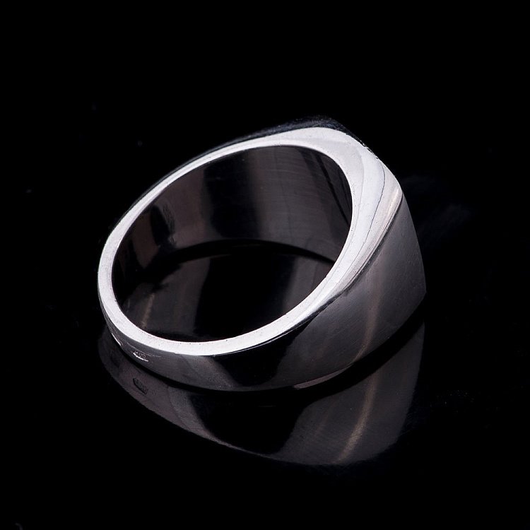 Чоловіча печатка з емаллю 111360 від ювелірного магазину Онікс - 2