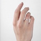 Золотое помолвочное кольцо с бриллиантом R0674б от ювелирного магазина Оникс - 3