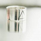 Серебряное кольцо с гравировкой "Треугольник" 112143тр от ювелирного магазина Оникс - 2