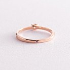 Помолвочное золотое кольцо с бриллиантом 101-10022 от ювелирного магазина Оникс - 2