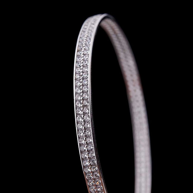 Золотий браслет з фіанітами б01865 від ювелірного магазину Онікс - 2