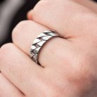 Серебряное кубинское кольцо 112713 от ювелирного магазина Оникс - 6