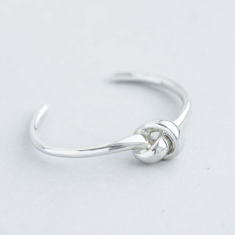 Срібний браслет ручної роботи "Вузол" 141327 від ювелірного магазину Онікс - 2