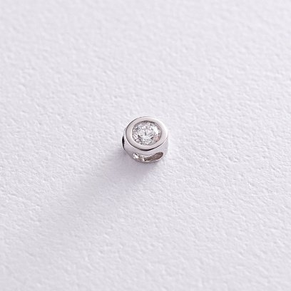 Золотая подвеска с бриллиантом пб0180cha