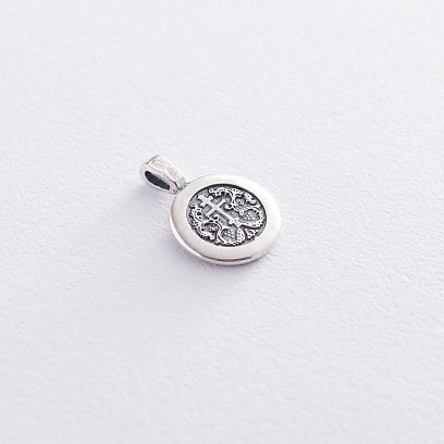 Серебряная ладанка "Ангел Хранитель" 133001 №2