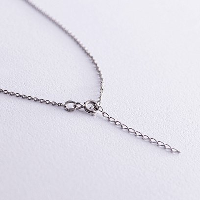 Срібне кольє "Монетка" 1106 №2