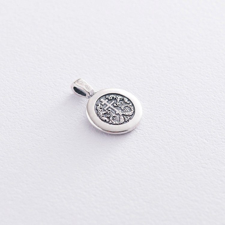 Серебряная ладанка "Ангел Хранитель" 133001 от ювелирного магазина Оникс - 1