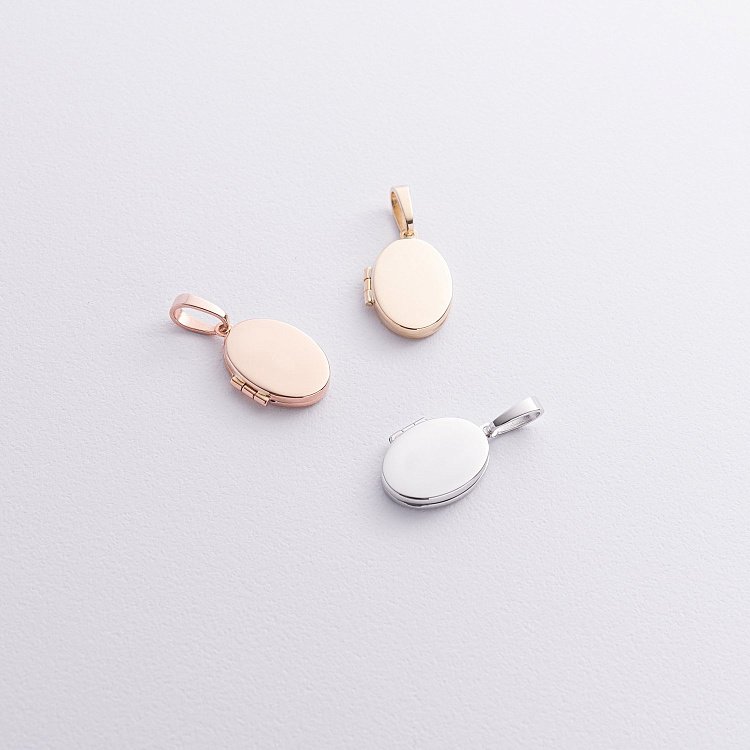 Золотой кулон для фотографии п00864 от ювелирного магазина Оникс - 4