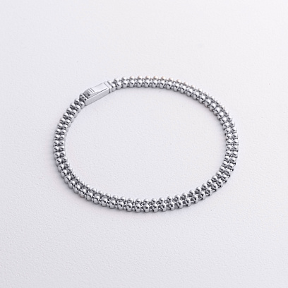 Браслет "Кульки" у білому золоті б05758