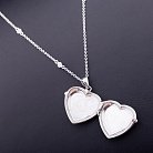 Срібна підвіска "Серце" 132223 от ювелирного магазина Оникс - 3