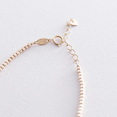 Золоте кольє "Сердечко" кол01151 №3