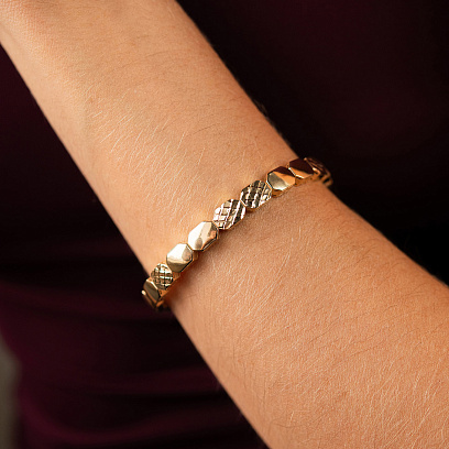 Браслет "Brianna" в желтом золоте б05791 №8