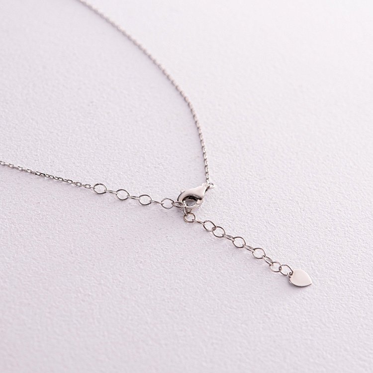 Срібне кольє "Карта України" з емаллю 940 від ювелірного магазину Онікс - 4