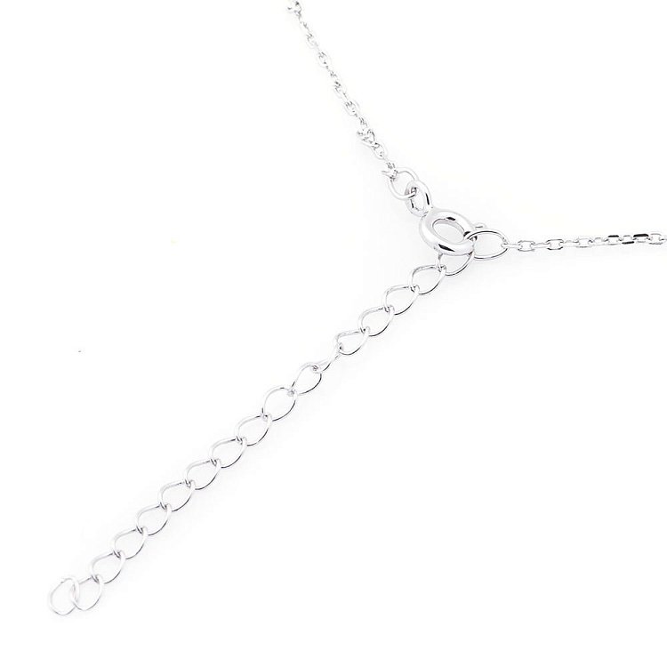 Кольє "Конюшина" з червоною вставкою 18313 від ювелірного магазину Онікс - 1