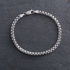 Мужской серебряный браслет 141685 от ювелирного магазина Оникс