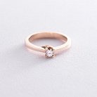 Эксклюзивное кольцо с бриллиантом кб03037 от ювелирного магазина Оникс - 2