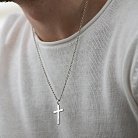 Серебряный крест ручной работы "In God we trust" 132750g от ювелирного магазина Оникс - 1