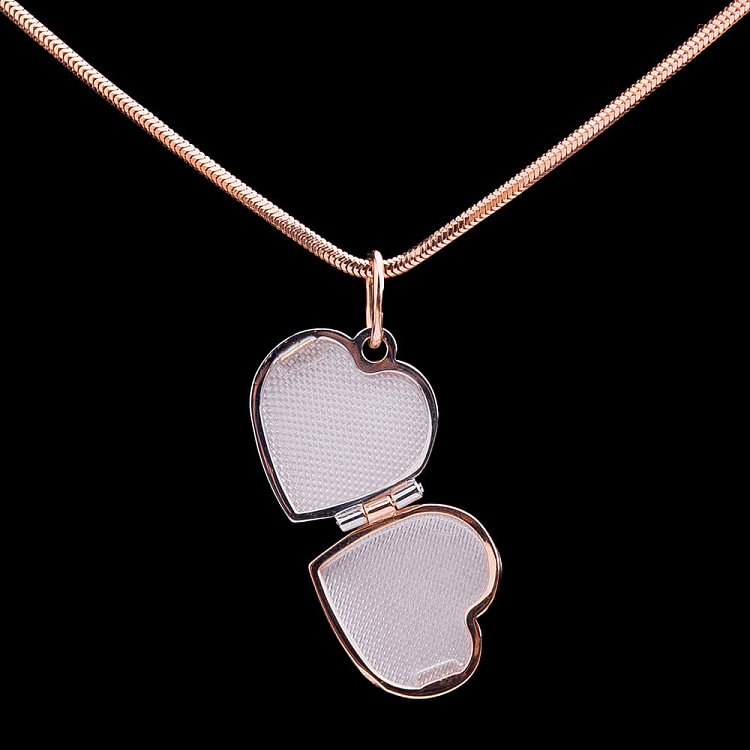 Золотий кулон у формі серця п01889 від ювелірного магазину Онікс - 2