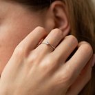 Помолвочное золотое кольцо с бриллиантом 227881121 от ювелирного магазина Оникс - 5