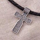 Срібний православний хрест з розп'яттям 132492 от ювелирного магазина Оникс - 1