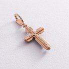 Православный крест "Распятие. Спаси и Сохрани" 270067Е от ювелирного магазина Оникс - 2