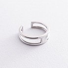 Серебряное кольцо в стиле минимализм 112586 от ювелирного магазина Оникс
