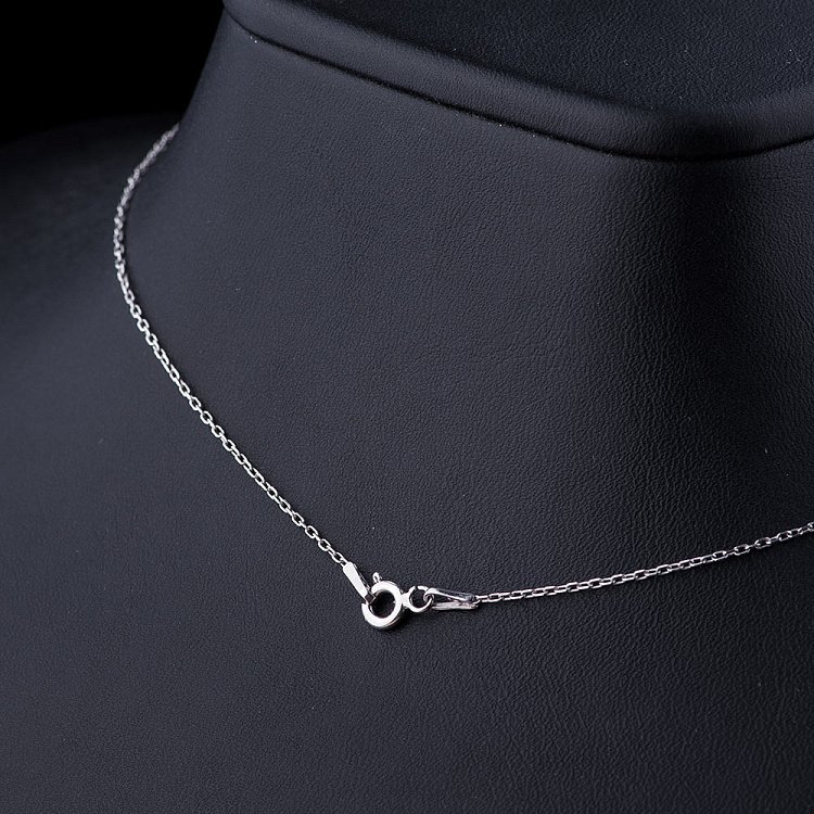 Серебряное колье Мама с девочкой 18564 от ювелирного магазина Оникс - 2