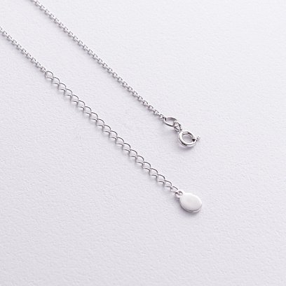 Серебряное колье с фианитами 181096 №10