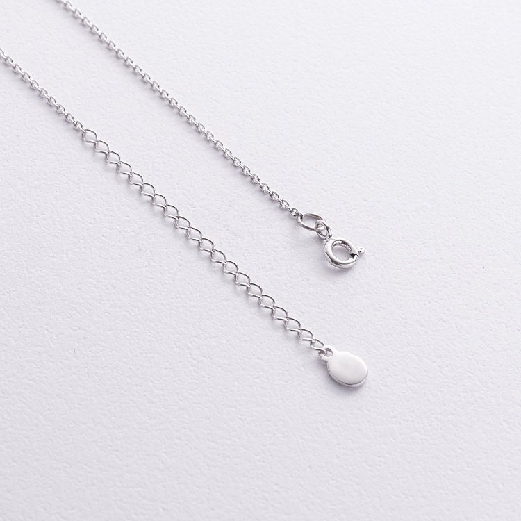 Серебряное колье с фианитами 181096 от ювелирного магазина Оникс - 10