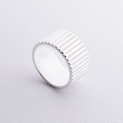 Широкое серебряное кольцо "Энид" 112693 №21