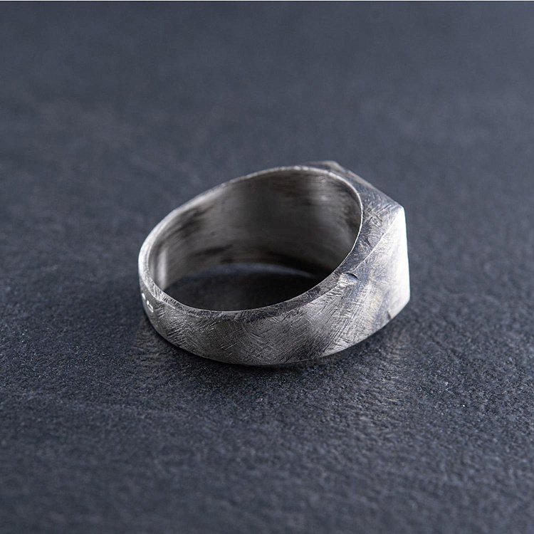 Мужская серебряная печатка 112722 от ювелирного магазина Оникс - 3