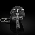 Срібний хрест "Розп'яття Ісуса Христа" 133168 от ювелирного магазина Оникс