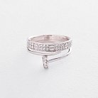 Серебряное кольцо "Гвоздь" 112219 от ювелирного магазина Оникс