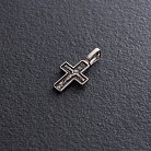 Золотой православный крест "Распятие. Молитва "Спаси и Сохрани" п03917 от ювелирного магазина Оникс