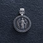 Серебряная ладанка "Ангел Хранитель. Молитва" 132963 от ювелирного магазина Оникс - 3