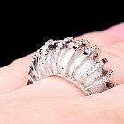 Серебряное кольцо с камнями 11767 от ювелирного магазина Оникс - 5