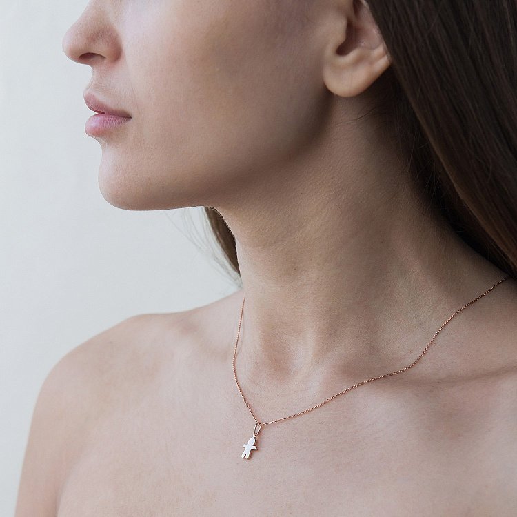 Золотий кулон "Хлопчик" п03357 від ювелірного магазину Онікс - 1