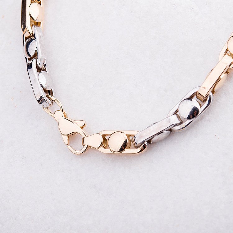 Золотой мужской браслет б02122 от ювелирного магазина Оникс - 2