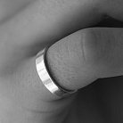 Серебряное кольцо с гравировкой 112565 от ювелирного магазина Оникс - 5