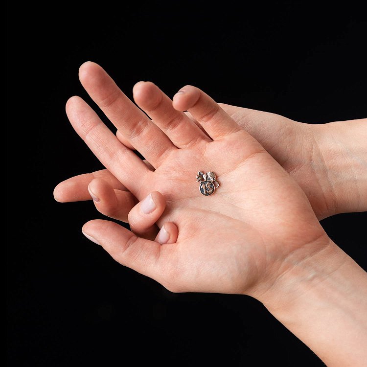 Сувенір "Гаманцева миша" (червоне золото) сув00013 від ювелірного магазину Онікс - 2